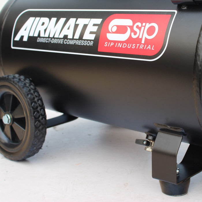 SIP 05479 DD 2HP 50ltr Low Noise Oil Free Direct Drive Air Compressor (9.6CFM)