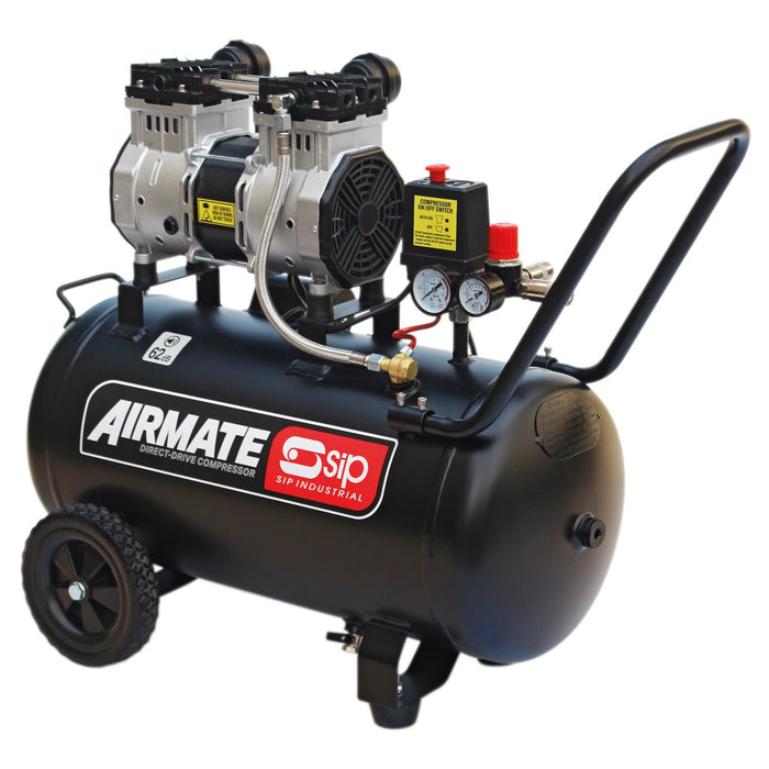 Airmate air compressor on a white background