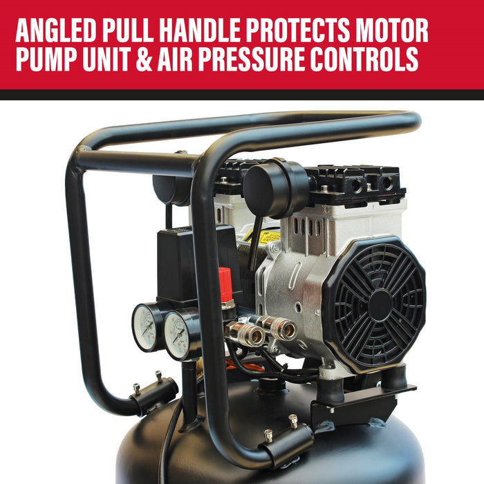 SIP 05483 DD 2hp 50ltr Low Noise Vertical Compressor (9.6CFM)