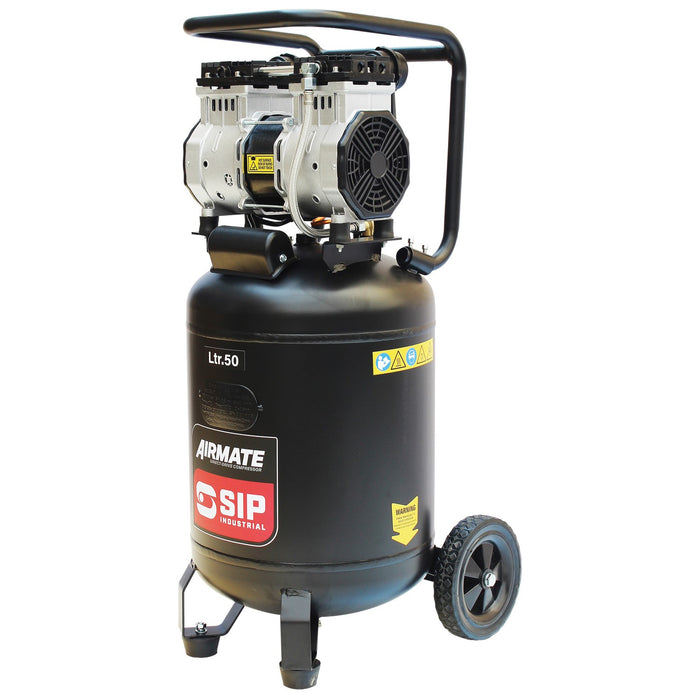 SIP 05483 DD 2hp 50ltr Low Noise Vertical Compressor (9.6CFM)