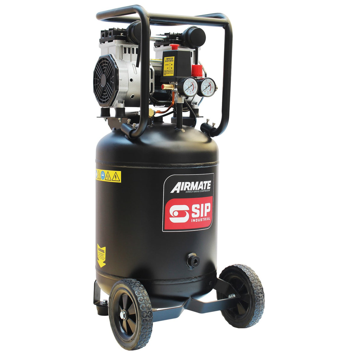 SIP 05483 DD 2hp 50ltr Low Noise Vertical Compressor (9.6CFM