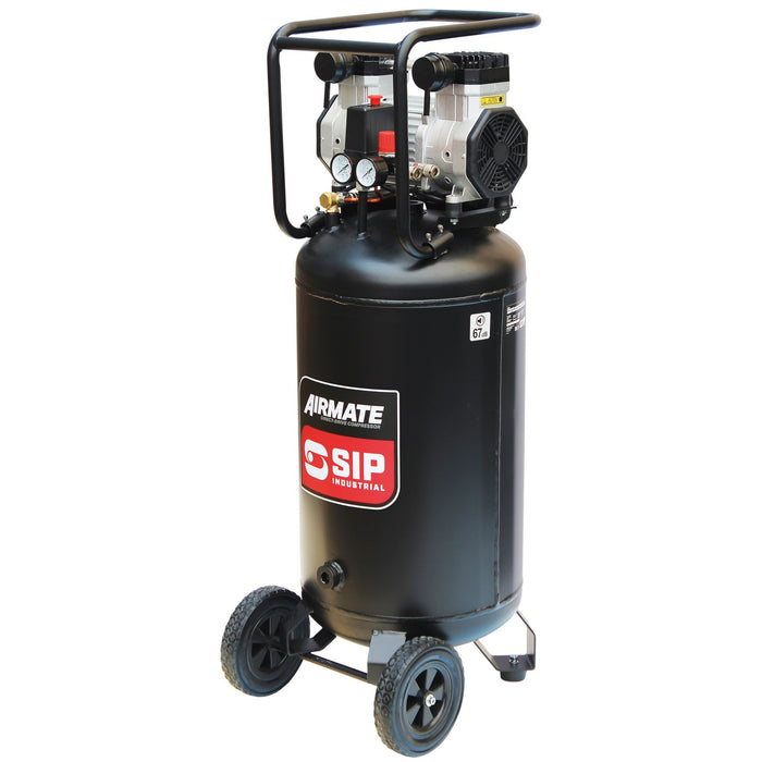 SIP 05484 DD 3hp 100ltr Low Noise Vertical Compressor (13.6CFM)