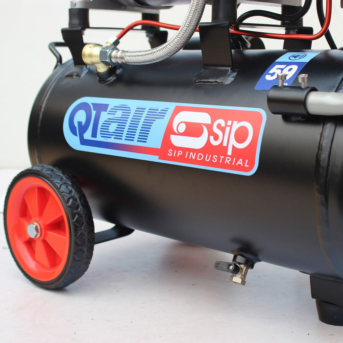 SIP 05491 QT DD 1.5HP 24ltr Ultra Low Noise Air Compressor (8CFM)