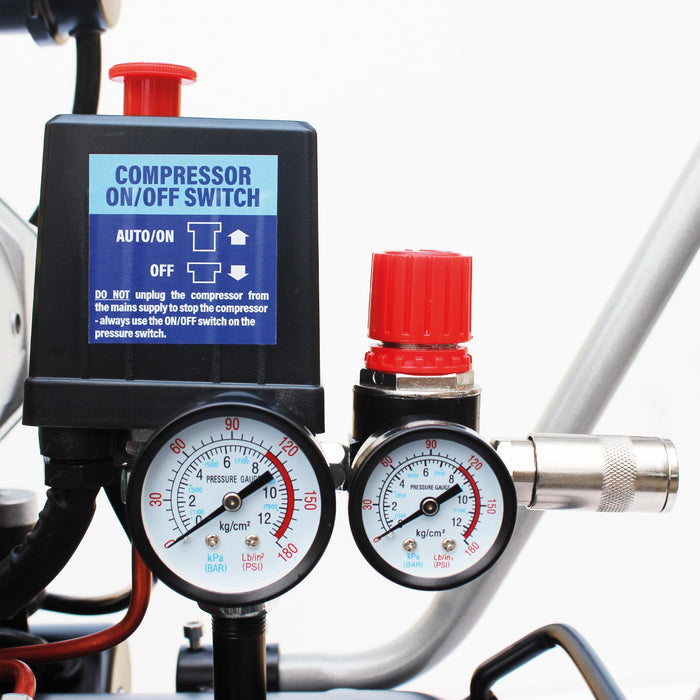 SIP 05491 QT DD 1.5HP 24ltr Ultra Low Noise Air Compressor (8CFM)