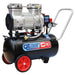 Air compressor with QT air SIP Industries branding on a white background
