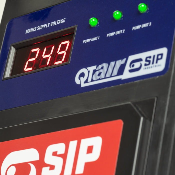 SIP 05496 QT Air 200L 6hp Ultra Low Noise Oil-Free Vertical Compressor (27CFM)