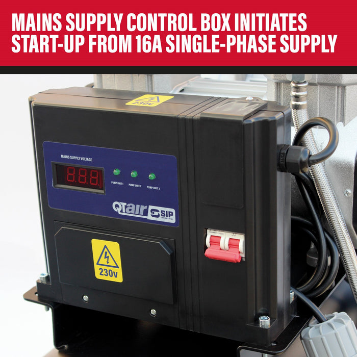 SIP 05498 QT DD 4.5HP 200Ltr Ultra Low Noise Air Compressor (22.8CFM)