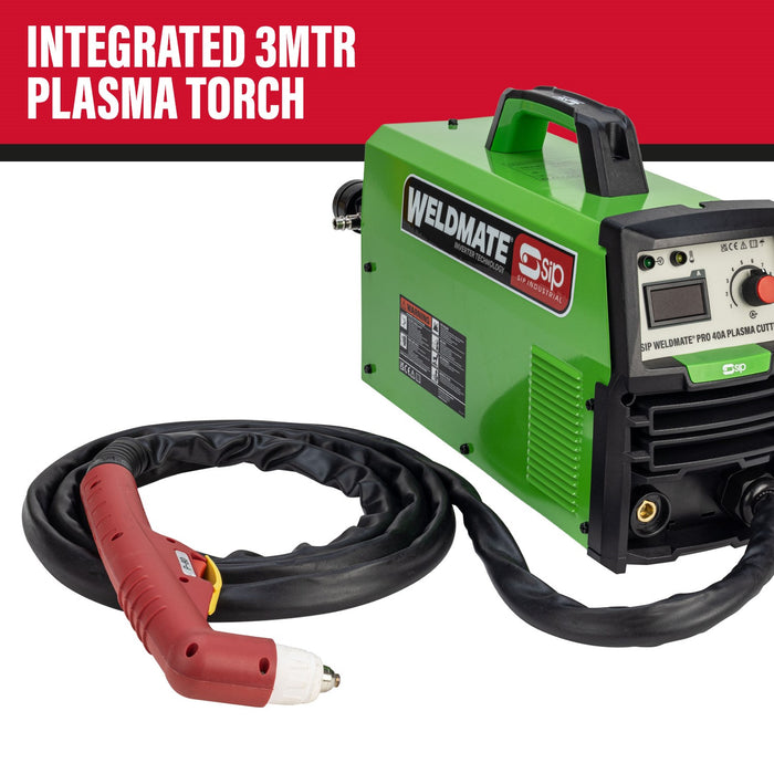 SIP 05685 Weldmate Pro 40A Plasma Cutter (Cuts 12mm)
