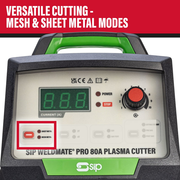 SIP 05689 Weldmate Pro 80A Plasma Cutter (Cuts 30mm) 400v