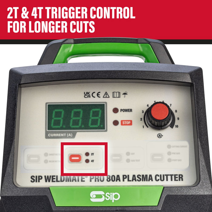 SIP 05689 Weldmate Pro 80A Plasma Cutter (Cuts 30mm) 400v