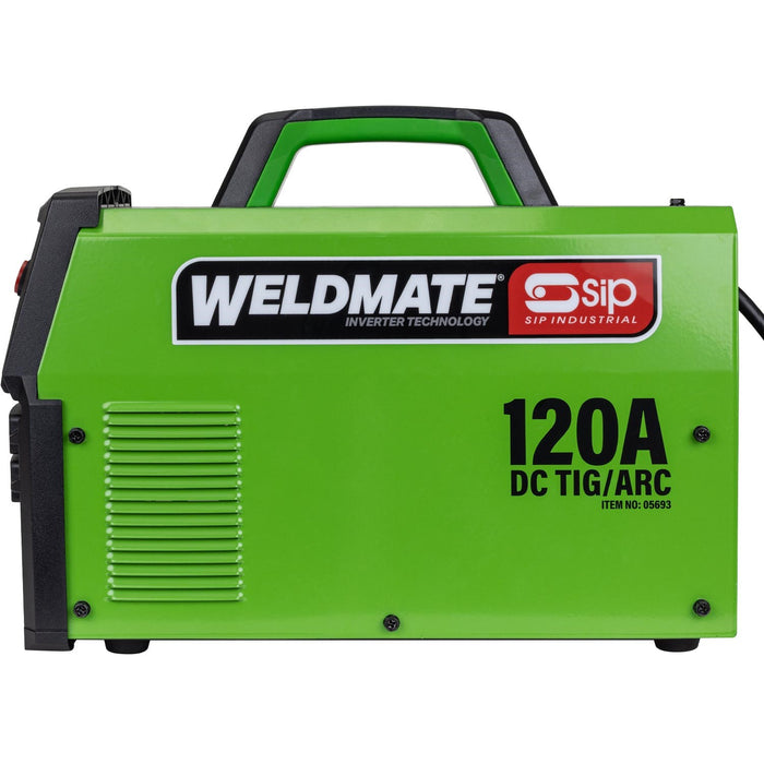 SIP 05693 Weldmate Pro 120amp DC Tig/ Arc Inverter Welder (HF)