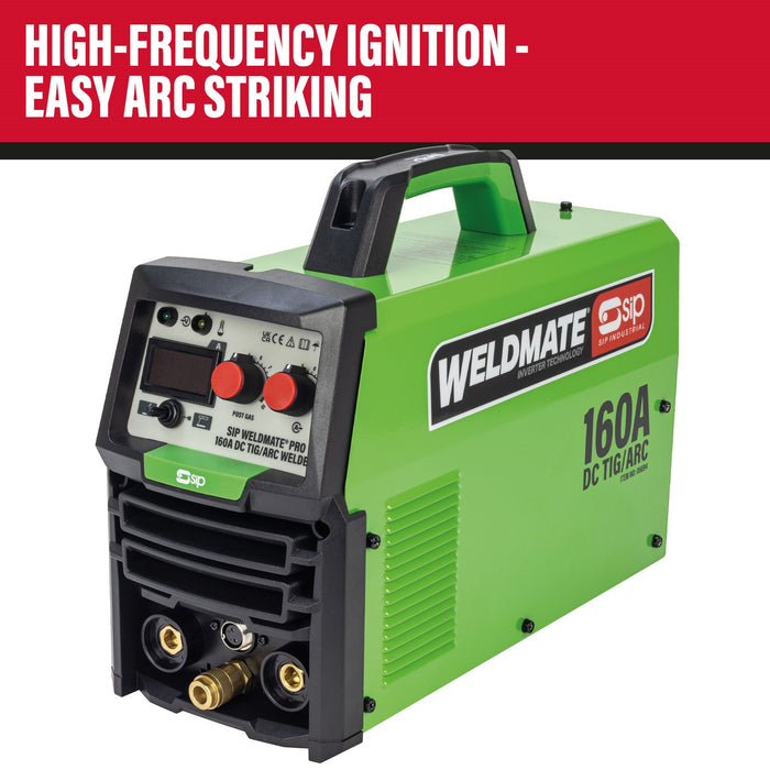 SIP 05694 Weldmate Pro 160amp DC Tig/ Arc Inverter Welder (HF)