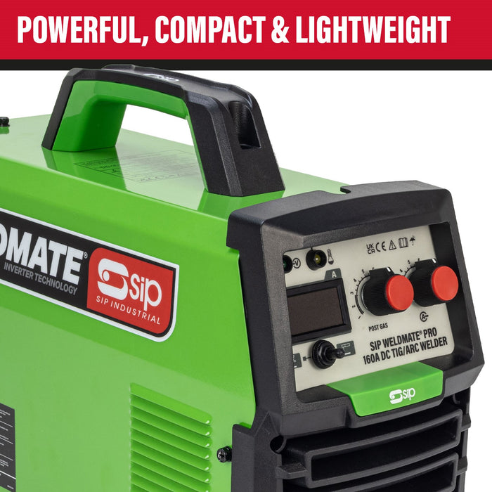 SIP 05694 Weldmate Pro 160amp DC Tig/ Arc Inverter Welder (HF)