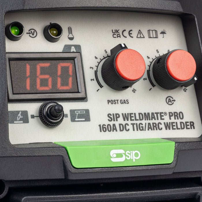 SIP 05694 Weldmate Pro 160amp DC Tig/ Arc Inverter Welder (HF)