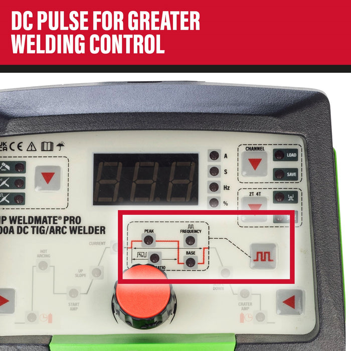 SIP 05695 Weldmate Pro 200amp DC Tig/ Arc Inverter Welder (HF)