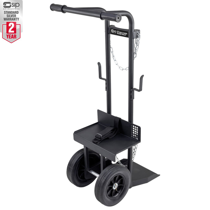 SIP 05719 Large Gas Cylinder Welding Trolley