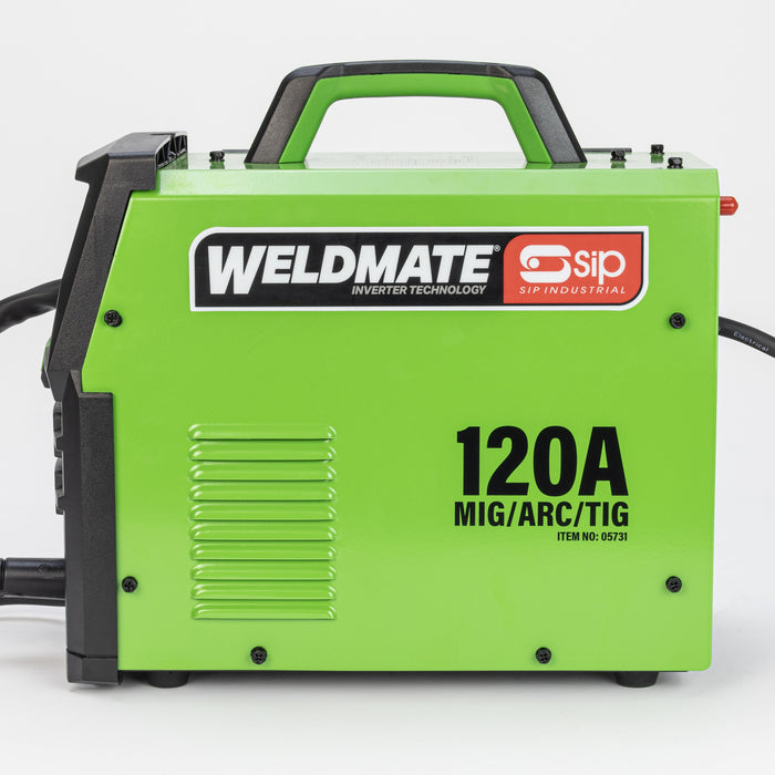 SIP 05731 Weldmate 120A Mig/ Arc/ Tig Welder