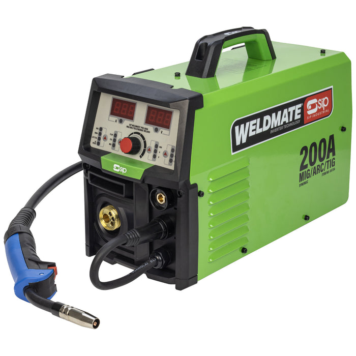 SIP 05734 Weldmate Pro 200A Mig/ Arc/ Tig Synergic Welder