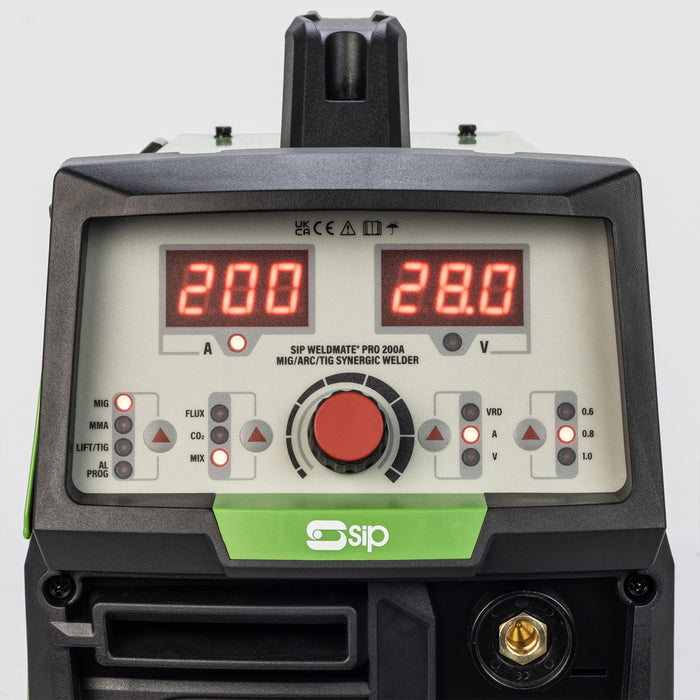 SIP 05734 Weldmate Pro 200A Mig/ Arc/ Tig Synergic Welder