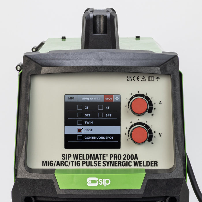 SIP 05735 Weldmate Pro 200A Mig/ Arc/ Tig PULSE Synergic Welder