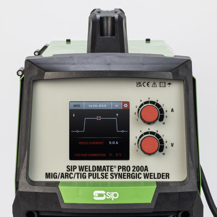 SIP 05735 Weldmate Pro 200A Mig/ Arc/ Tig PULSE Synergic Welder