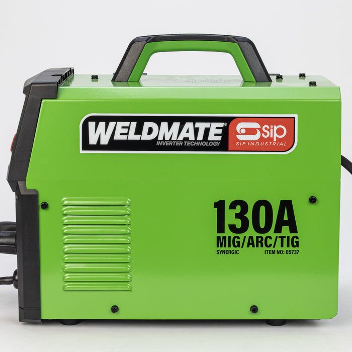 SIP 05737 Weldmate Autoplus 130A Mig/ Arc/ Tig Synergic Welder