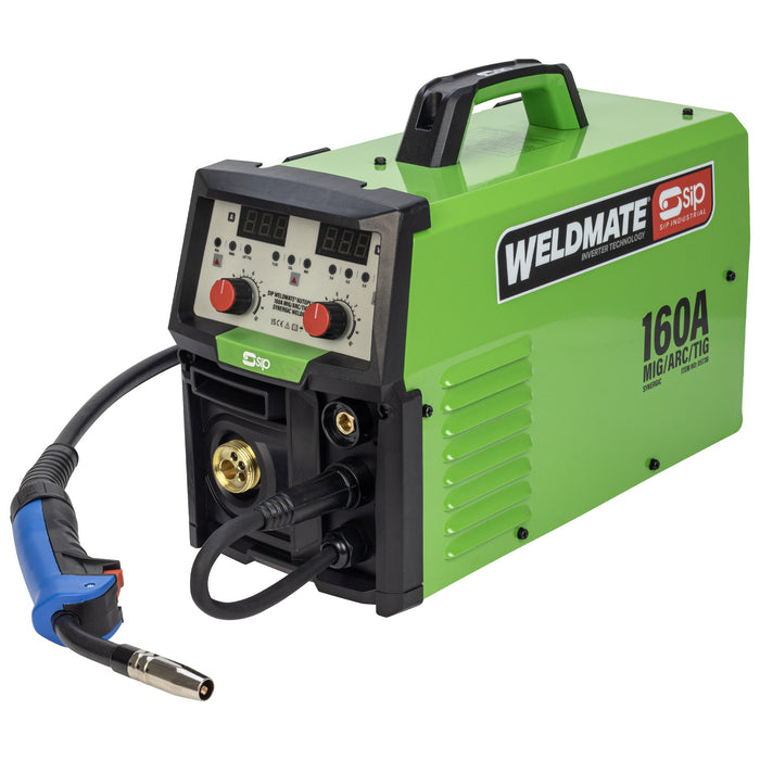 SIP 05738 Weldmate Autoplus 160A Mig/ Arc/ Tig Synergic Welder