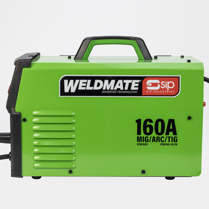 SIP 05738 Weldmate Autoplus 160A Mig/ Arc/ Tig Synergic Welder