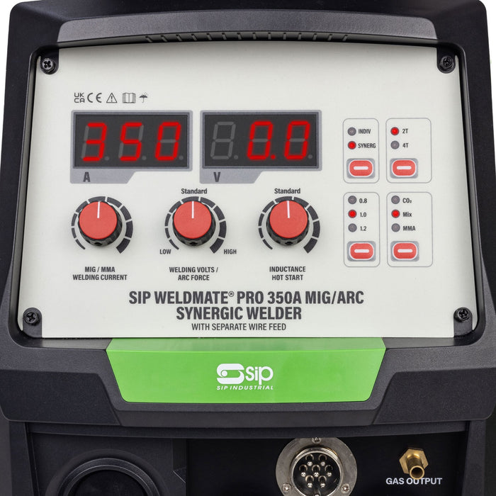 SIP 05754 Weldmate® PRO 350A Mig/Arc/Tig Synergic Welder w/ SWF (400v)