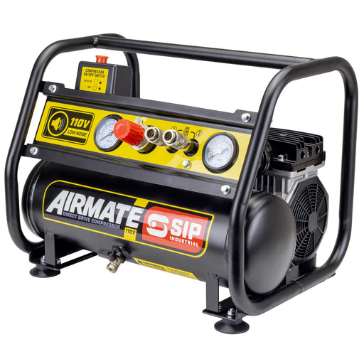 Airmate SIP industrial air compressor on a white background