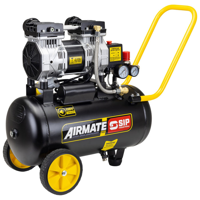 SIP 05871 110V 24L Low Noise Direct Drive Air Compressor