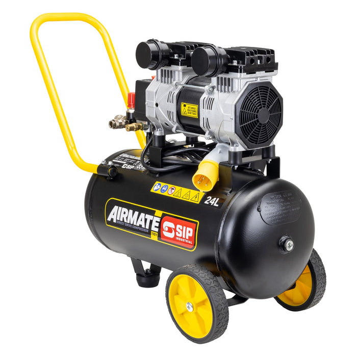 SIP 05871 110V 24L Low Noise Direct Drive Air Compressor