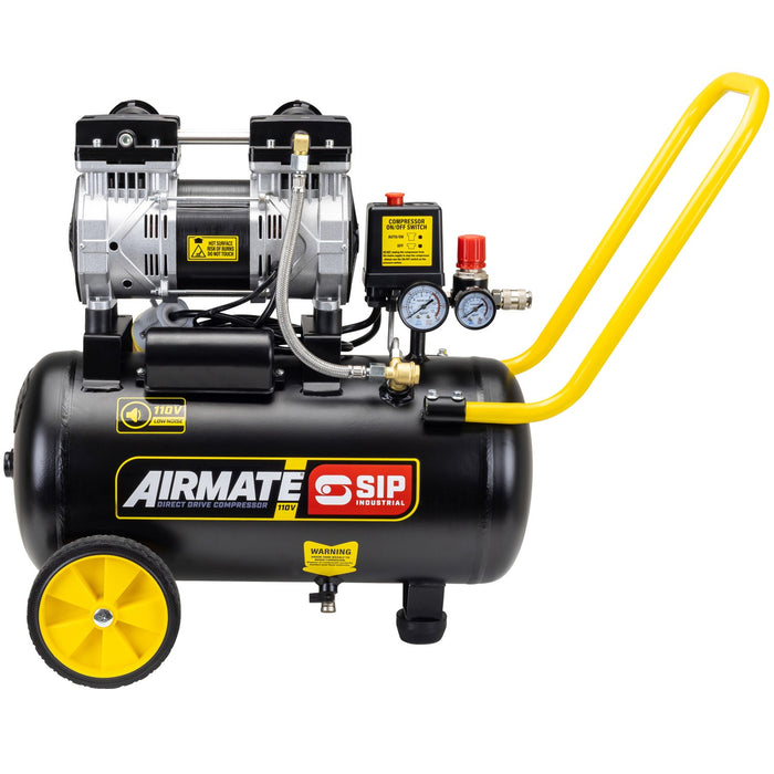 SIP 05871 110V 24L Low Noise Direct Drive Air Compressor