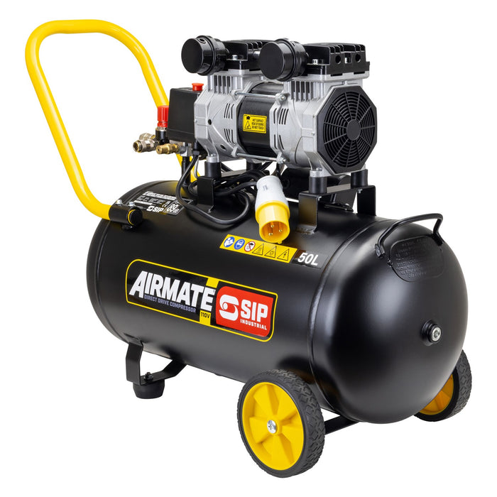 SIP 05872 110V 50L Low Noise Direct Drive Air Compressor