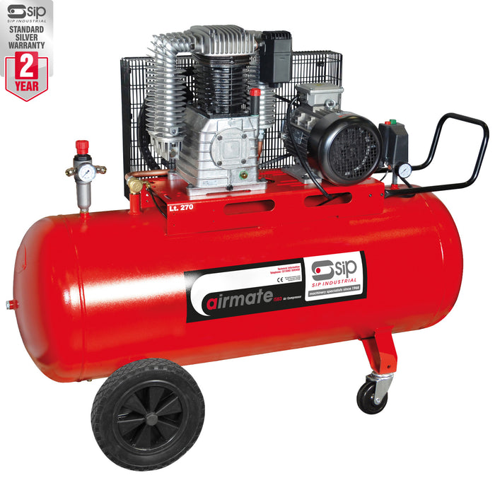 SIP 270 Litre ISBD7.5/270 Industrial Air Compressor (31CFM)