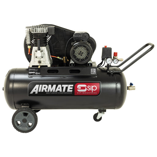 Airmate SIP industrial air compressor on a white background
