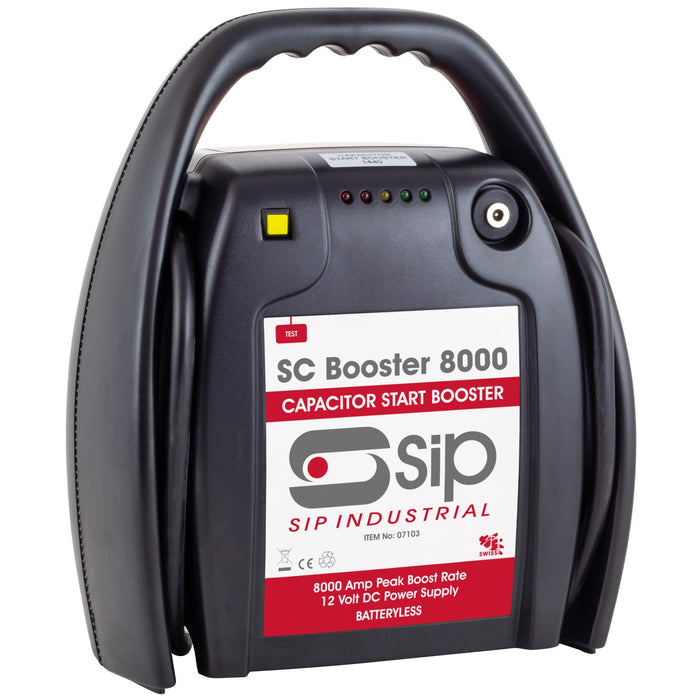 SC Booster 8000 capacitor start booster by SIP Industrial on a white background