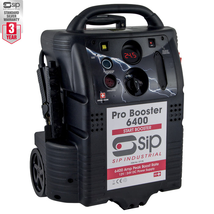 SIP 07178 12/24v Pro Booster 6400 Battery Booster