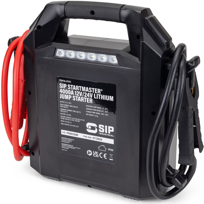 SIP STARTMASTER 4000A 12/24V Lithium Jump Starter