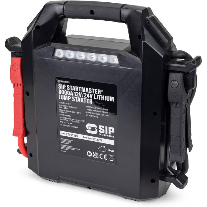 SIP STARTMASTER 8000A 12/24V Lithium Jump Starter