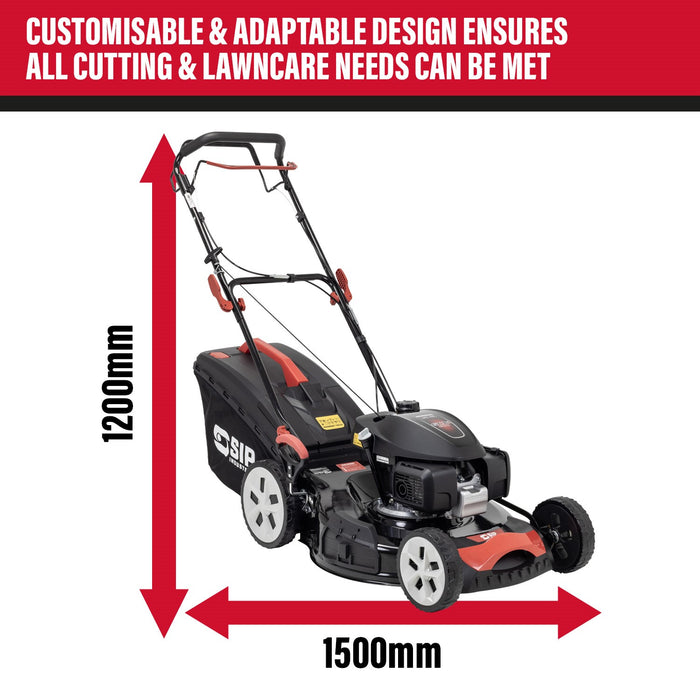 SIP Honda Powered 56cm Self Propelled Petrol Lawnmower (22'')