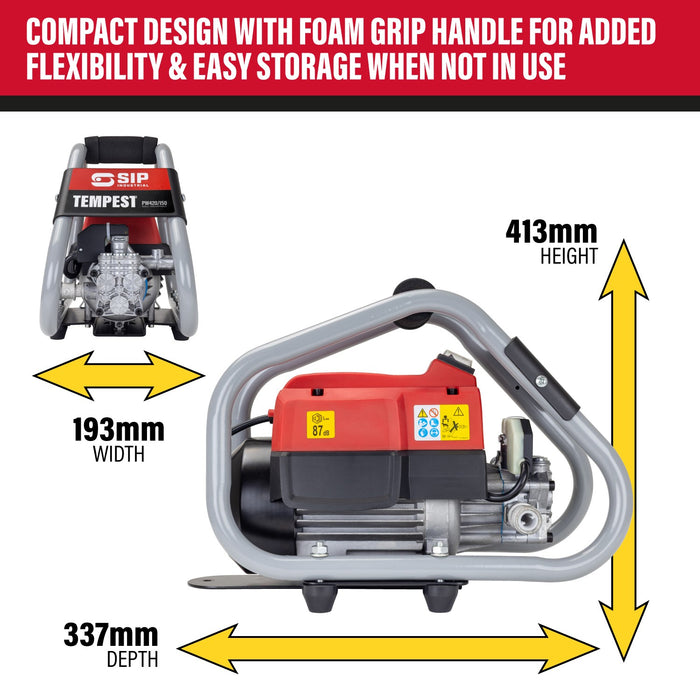SIP 08920 Tempest PW420/150 Wall Mounted Electric Pressure Washer (2175psi)
