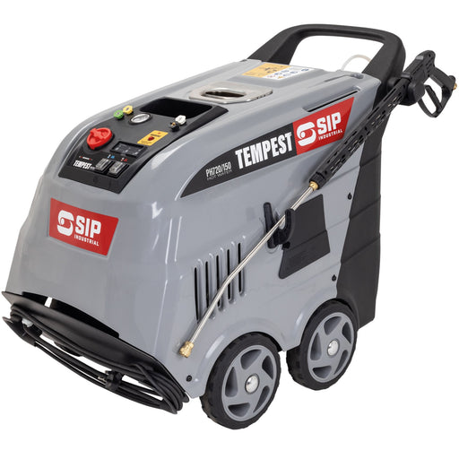Gray SIP Tempest pressure washer on a white background