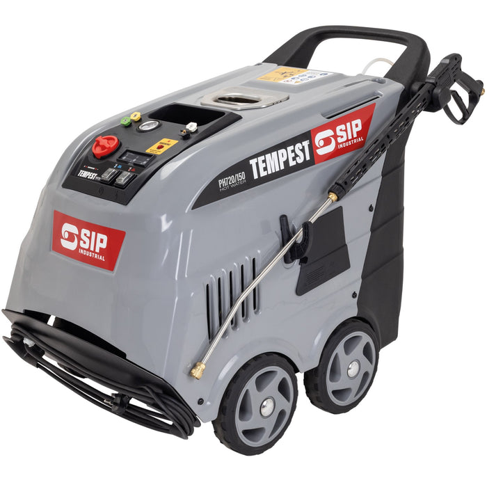 Gray SIP Tempest pressure washer on a white background