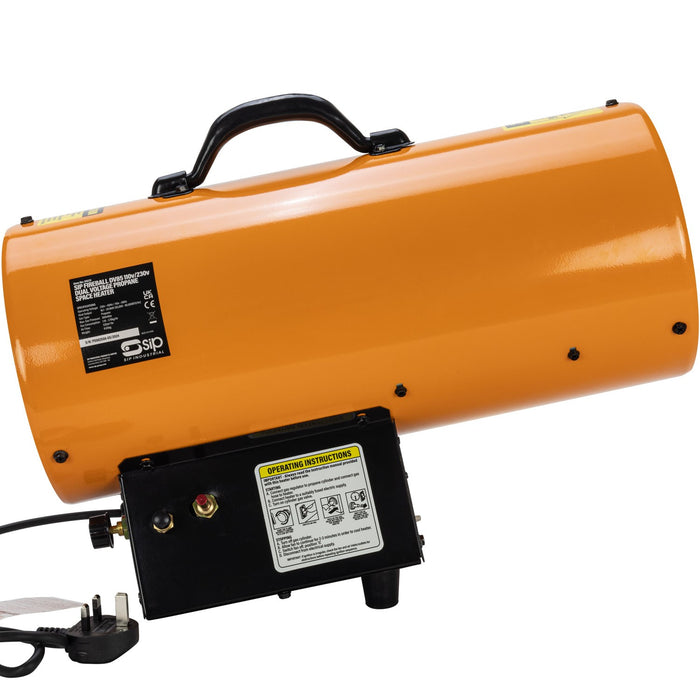 SIP 09231 FIREBALL DV85 110v/230v Propane Space Heater