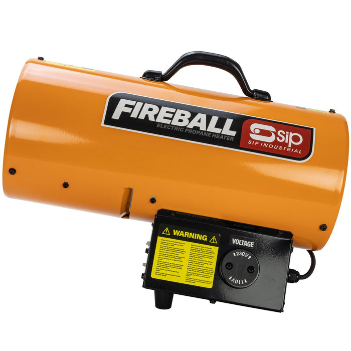 SIP 09232 FIREBALL DV125 110v/230v Propane Space Heater