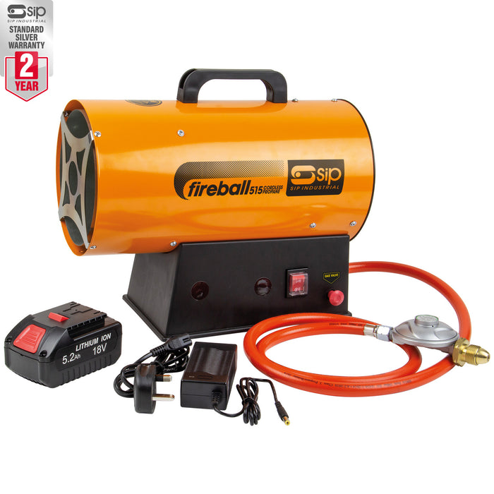 SIP Fireball 515 Cordless Propane Heater (51,182 BTU/ hr)