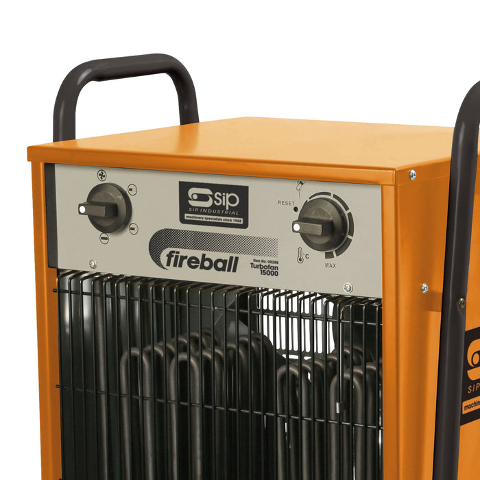 SIP 09298 FIREBALL Turbofan 15000 Electric Fan Heater (400v)
