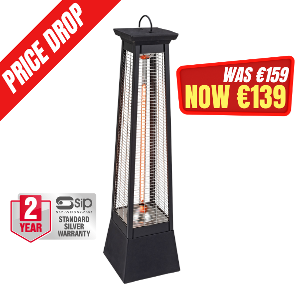 SIP 09588 Electric Freestanding Halogen Heater (2Kw)