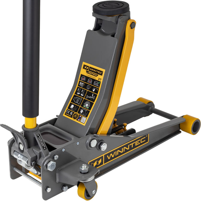Winntec® 09714 +SERIES 3 Ton Low Profile Trolley Jack (503mm)